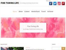 Tablet Screenshot of finetuninglife.com